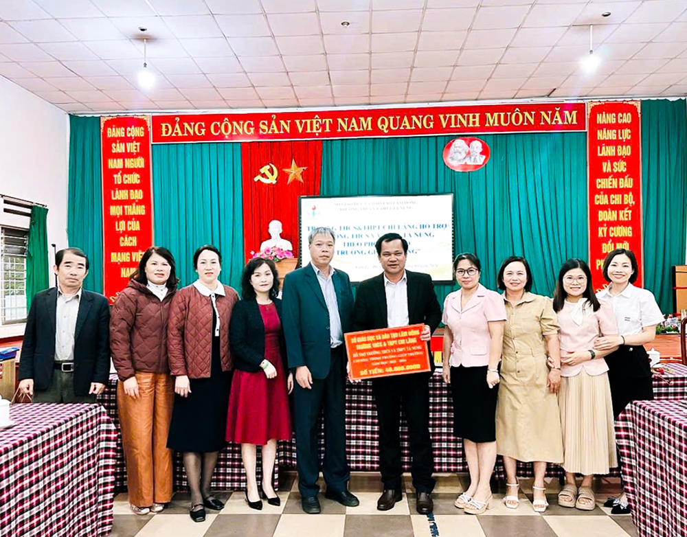 Hỗ trợ thiết thực, lan tỏa giá trị nhân văn trong trường học