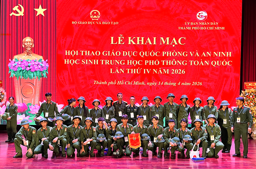 Lâm Đồng tham gia Hội thao Giáo dục quốc phòng và an ninh học sinh THPT toàn quốc năm 2026