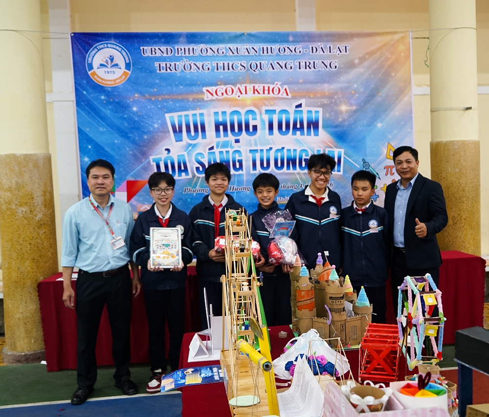 Sôi nổi chương trình “Vui học Toán – Tỏa sáng tương lai” tại Trường THCS Quang Trung