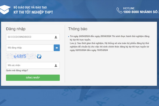 Hướng dẫn đăng nhập thisinh.thithptquocgia.edu.vn 2026 bằng điện thoại và máy tính chi tiết