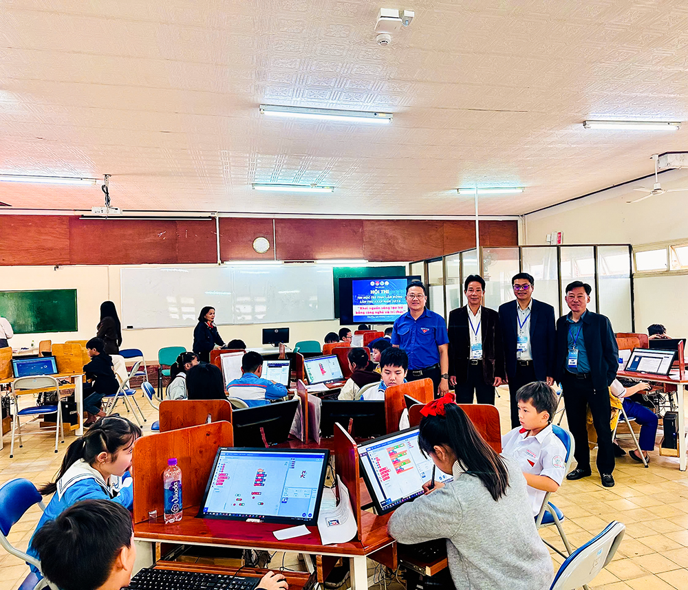 648 thí sinh tham gia Hội thi Tin học trẻ tỉnh Lâm Đồng lần thứ XXXII năm 2026