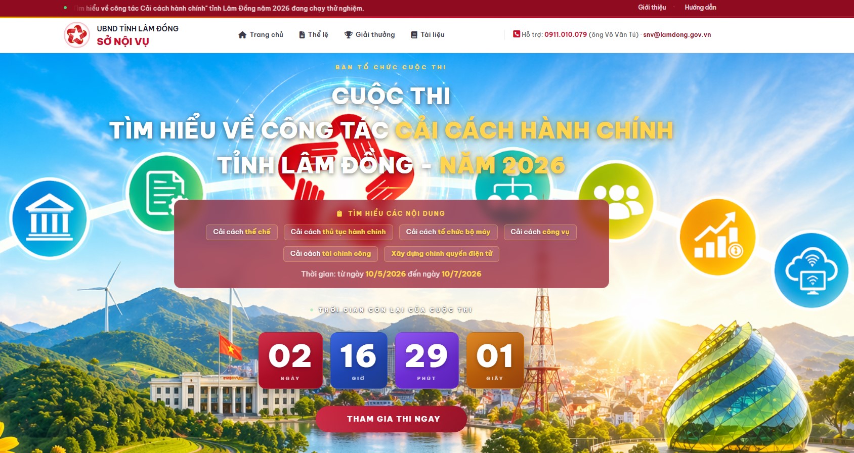 Ngành Giáo dục Lâm Đồng đẩy mạnh tuyên truyền, hưởng ứng Cuộc thi cải cách hành chính