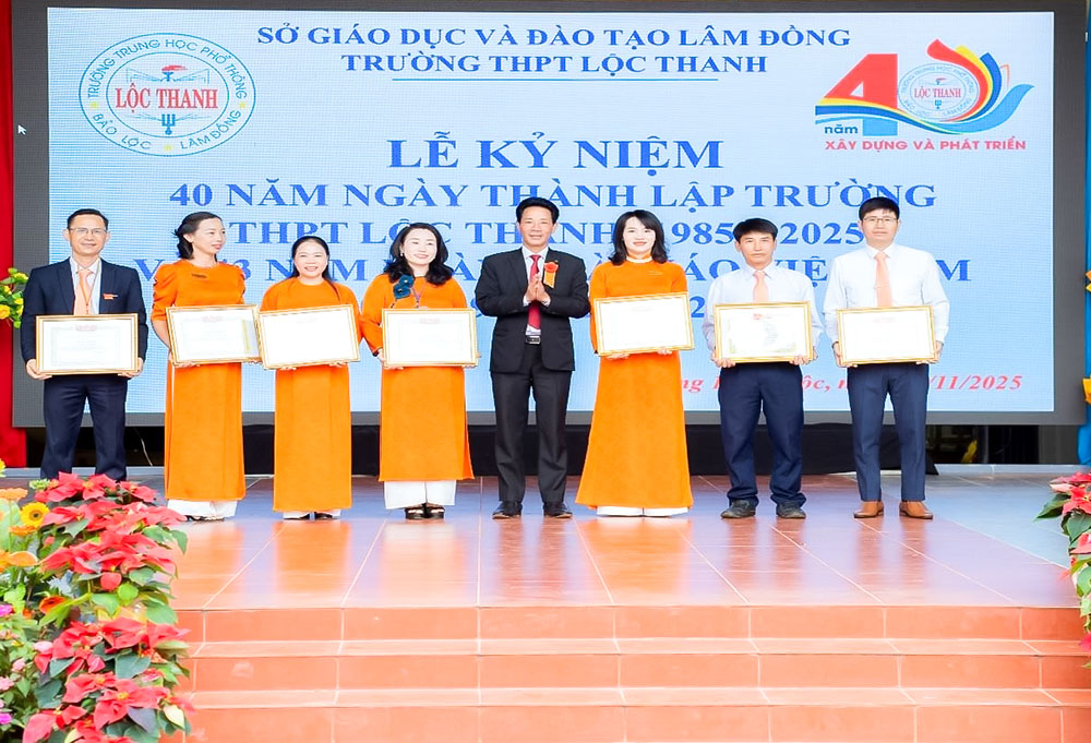 Dấu ấn 40 năm xây dựng và phát triển Trường THPT Lộc Thanh
