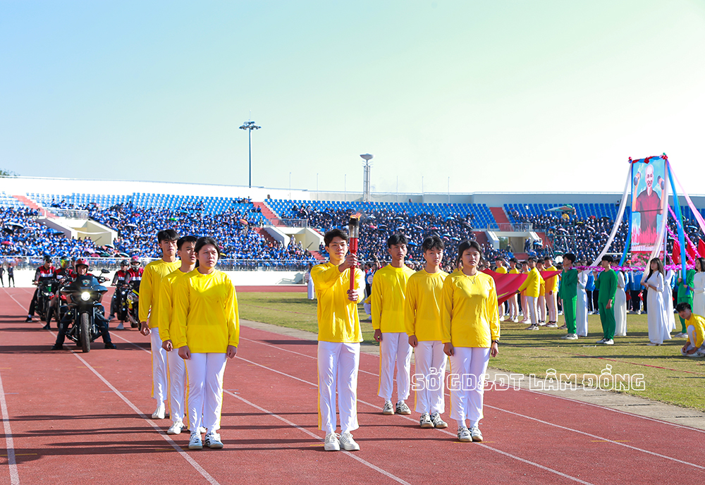 Khai mạc Đại hội Thể dục thể thao ngành Giáo dục tỉnh Lâm Đồng lần thứ I năm 2026