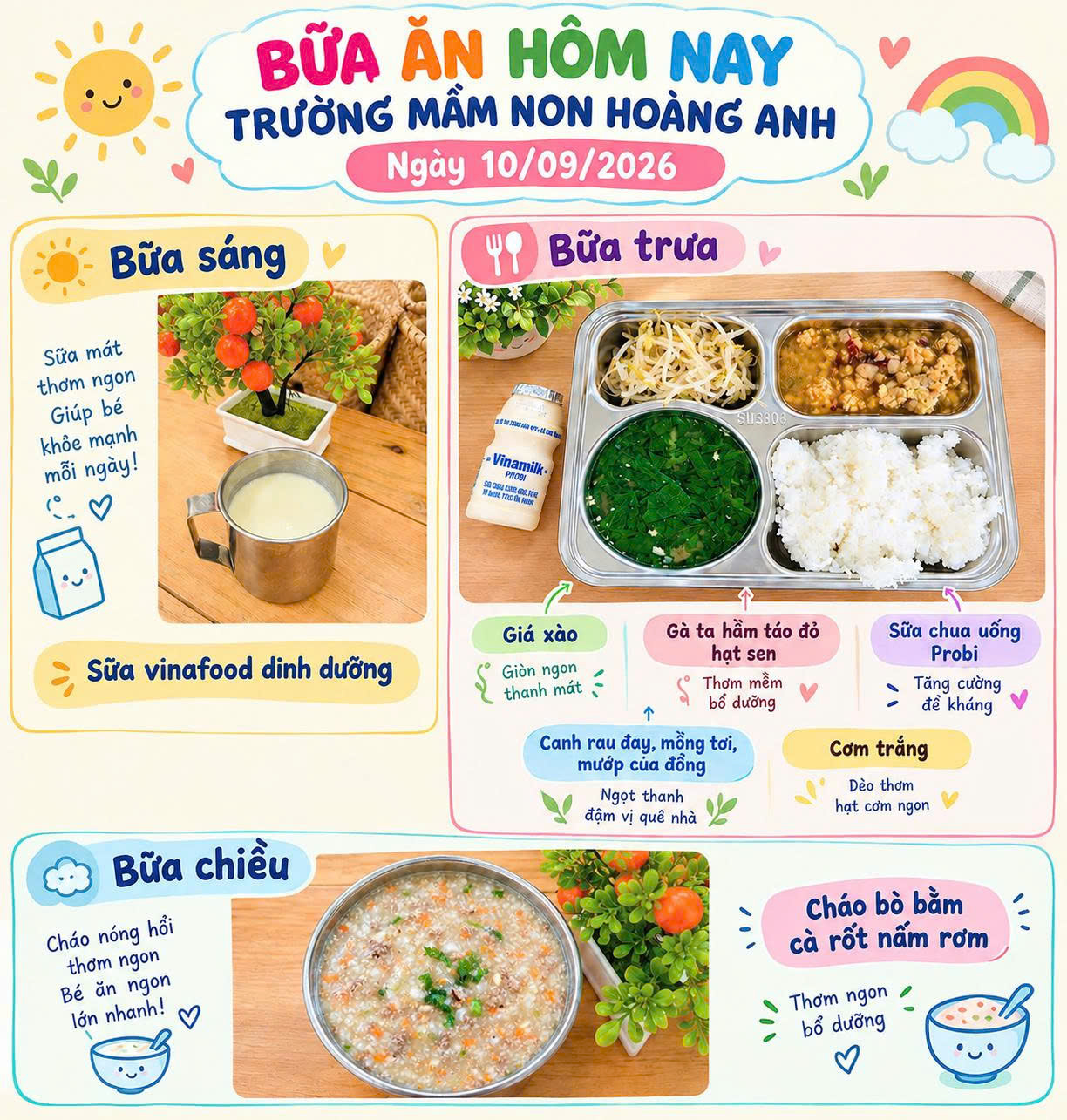 MẦM NON LÂM ĐỒNG - BẾP ĂN AN TOÀN, BỮA ĂN HẠNH PHÚC