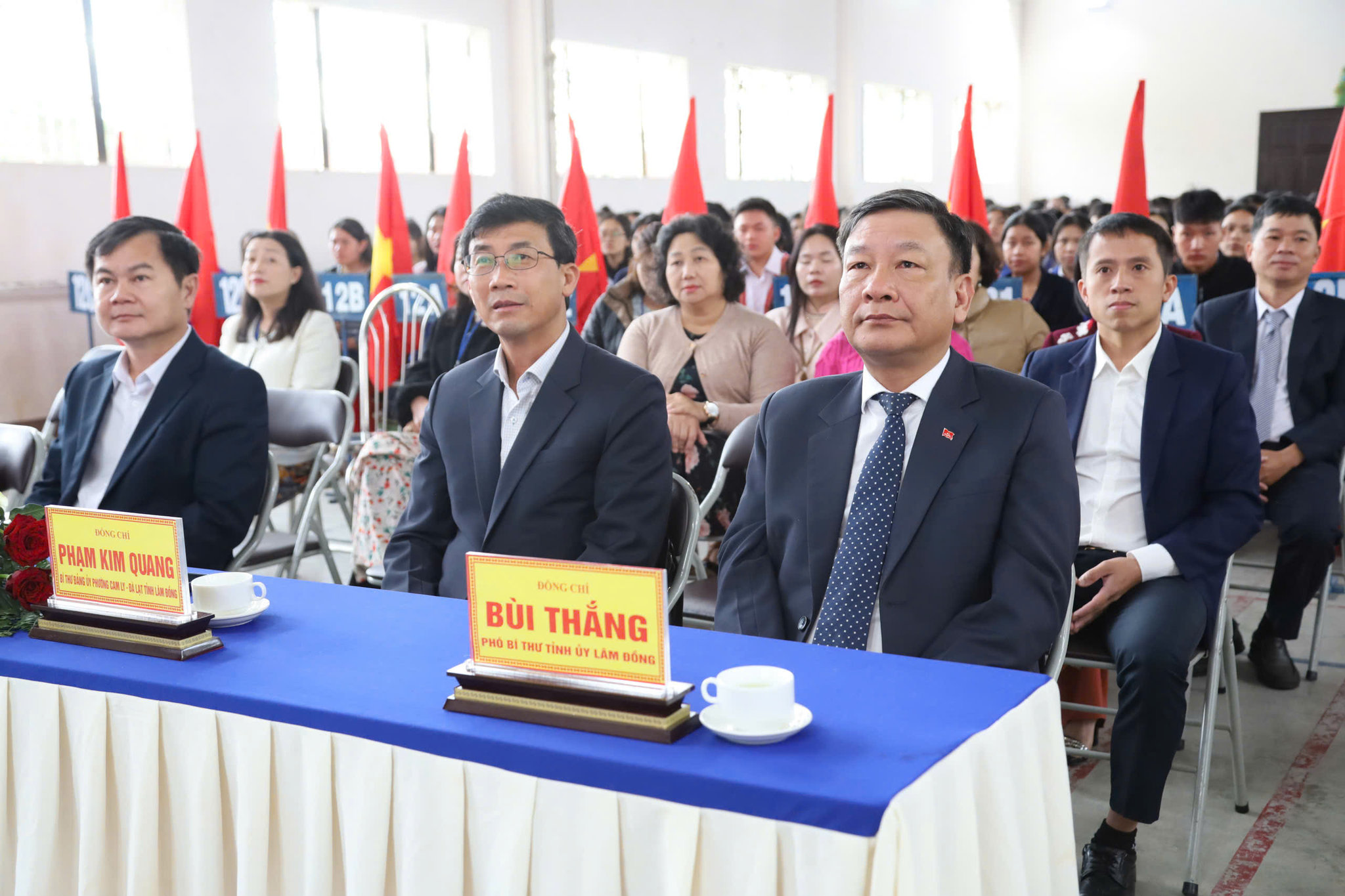 Phó Bí thư Tỉnh ủy Bùi Thắng dự Khai giảng năm học mới tại Trường Phổ thông Dân tộc nội trú THCS - THPT tỉnh Lâm Đồng