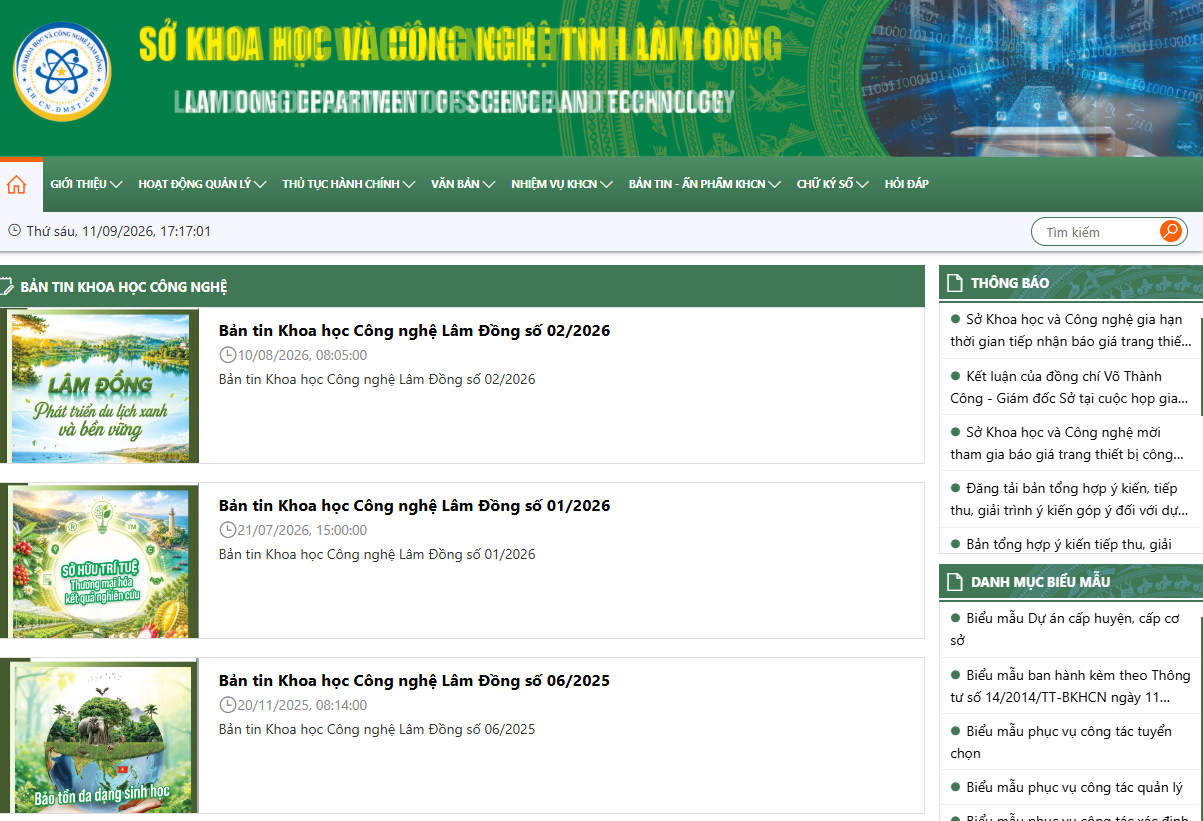 Lâm Đồng giới thiệu 2 bản tin khoa học, công nghệ, đổi mới sáng tạo và chuyển đổi số