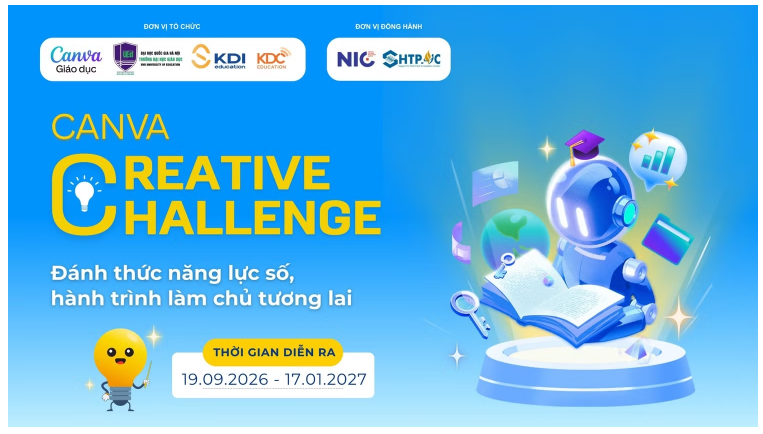 Phát động Cuộc thi Canva Creative Challenge năm học 2026-2027 dành cho học sinh phổ thông