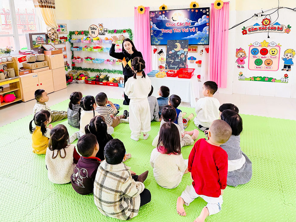 Từ nghị quyết đến những đổi thay ở Trường Mầm non Hoa Hồng
