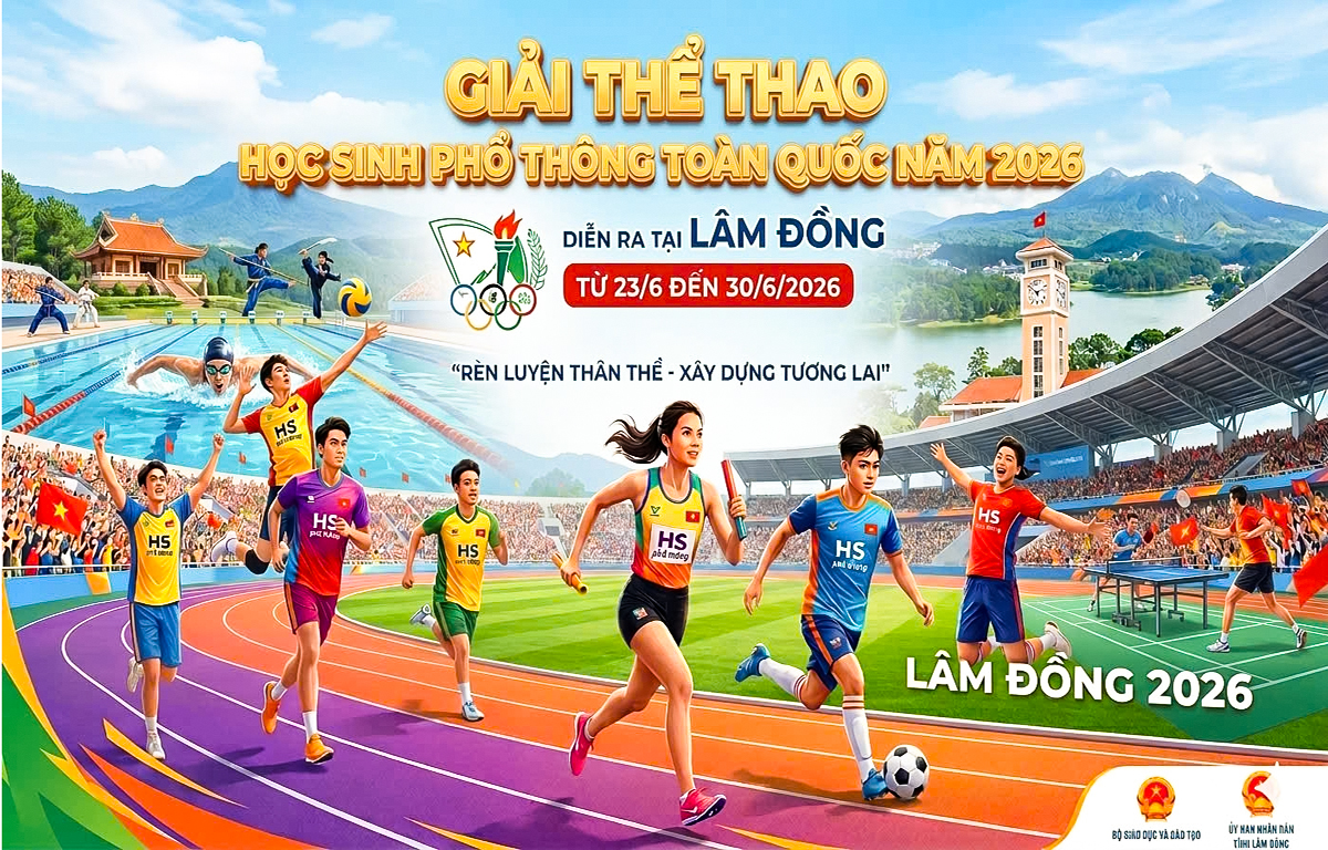 Lâm Đồng sẵn sàng tổ chức Giải Thể thao học sinh phổ thông toàn quốc năm 2026