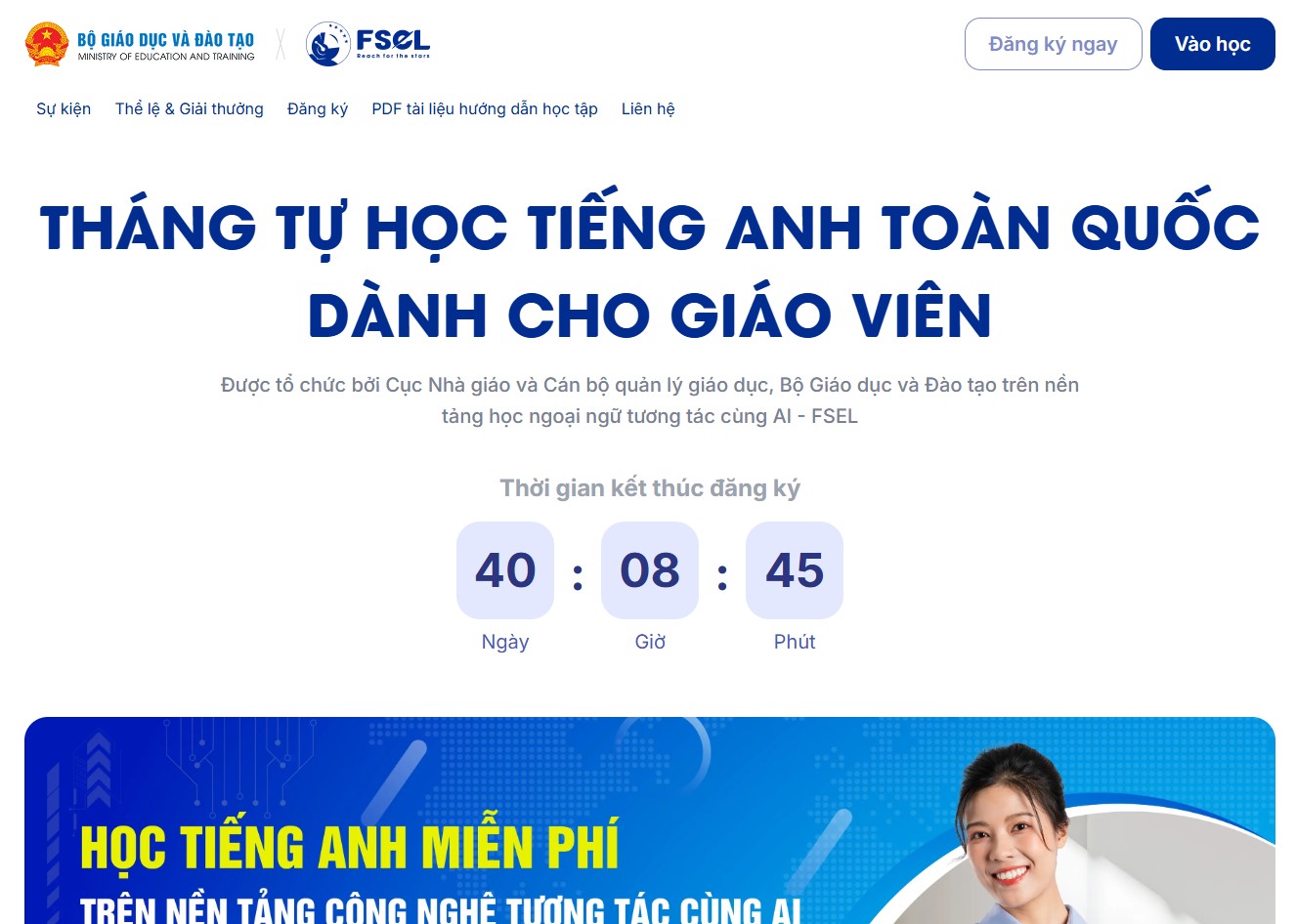 Giáo viên cả nước tham gia “Tháng tự học tiếng Anh toàn quốc” năm 2026