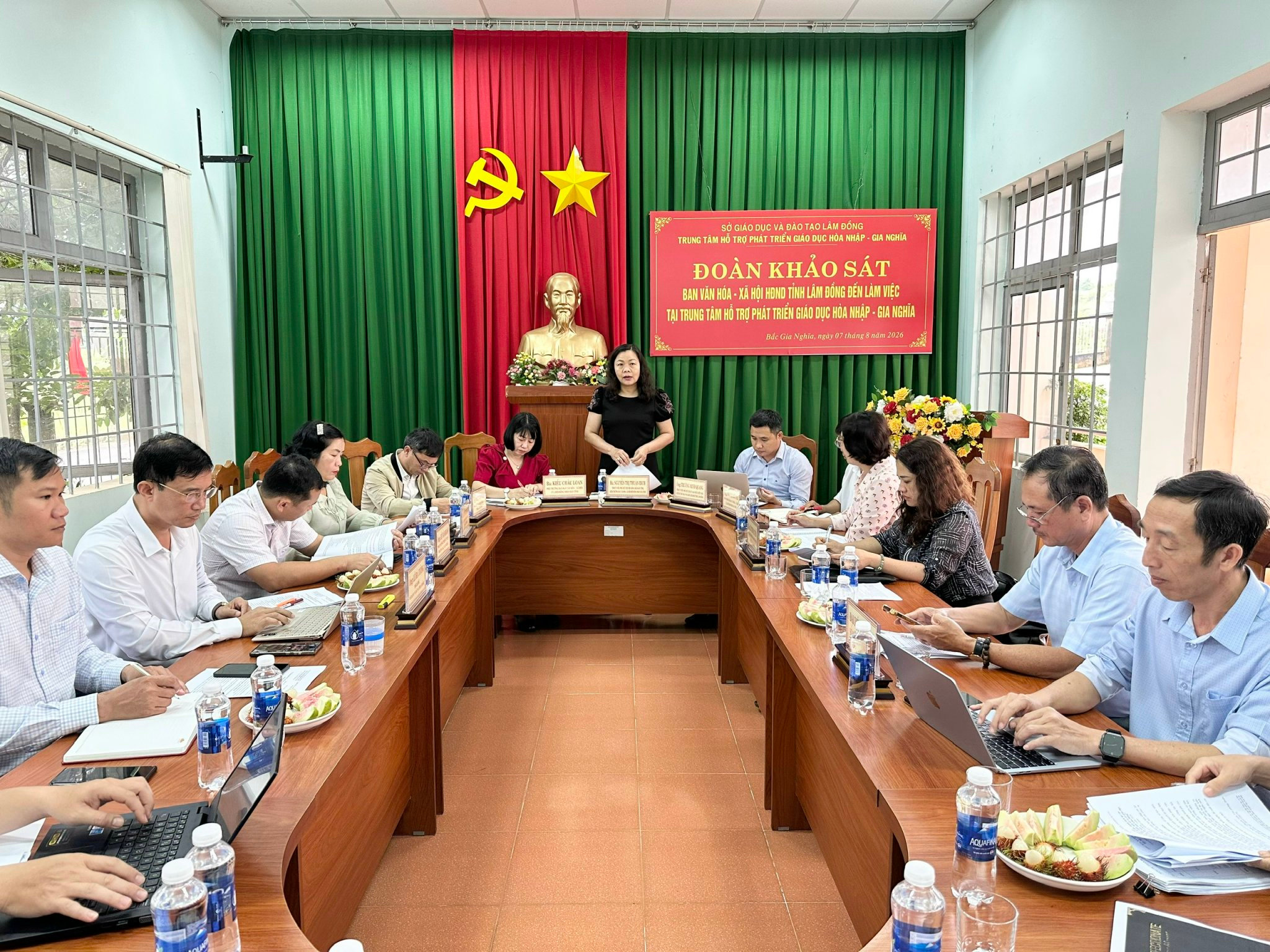 Ban Văn hóa - Xã hội HĐND tỉnh Lâm Đồng khảo sát thực hiện chính sách giáo dục hòa nhập