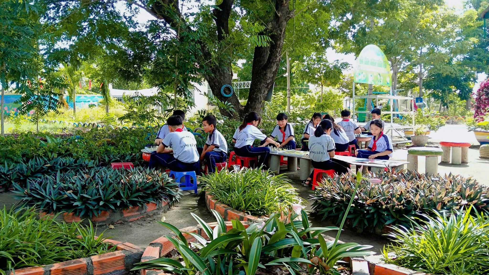 Gieo màu xanh, mở rộng không gian học tập
