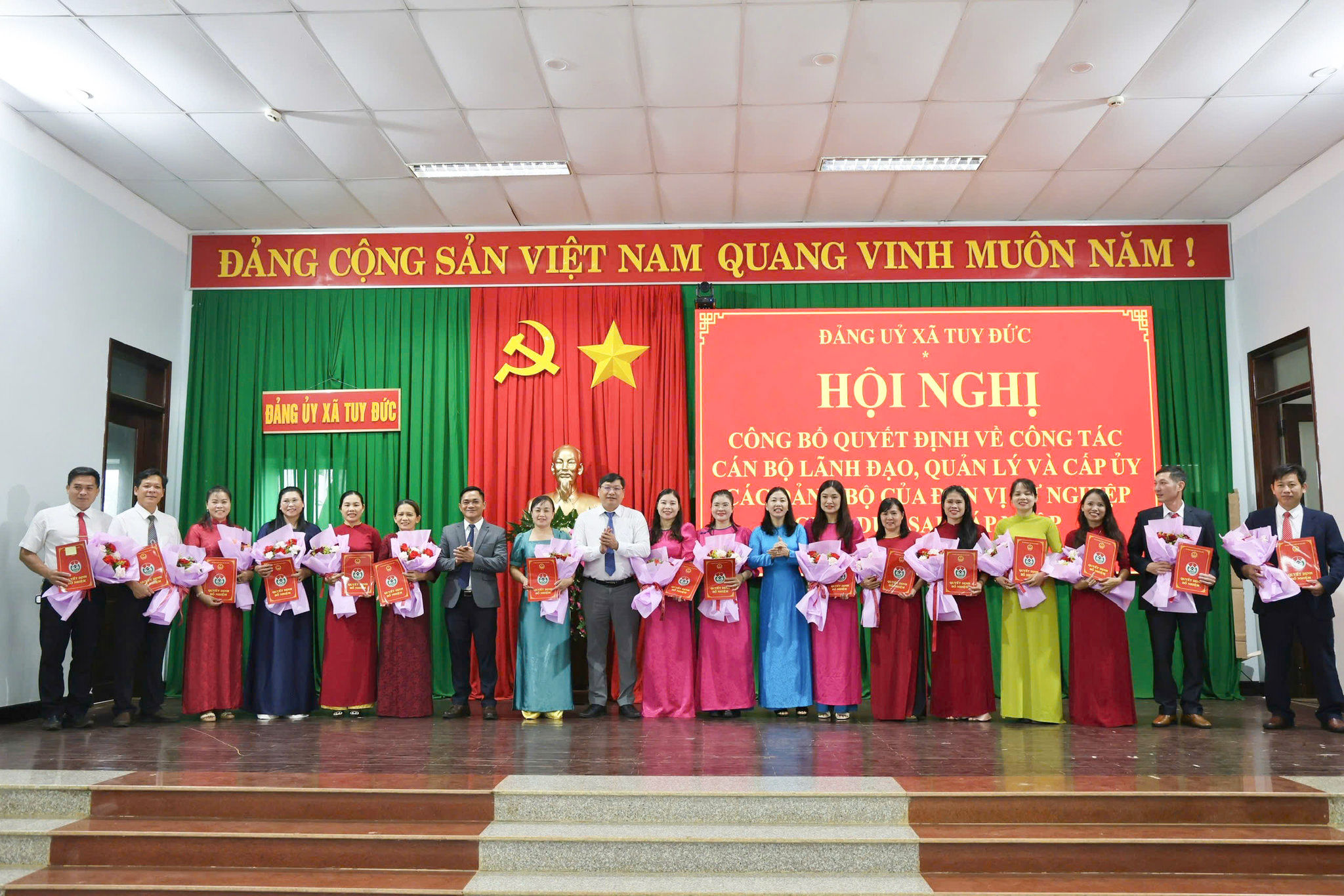 Tuy Đức kiện toàn tổ chức các trường học sau sáp nhập