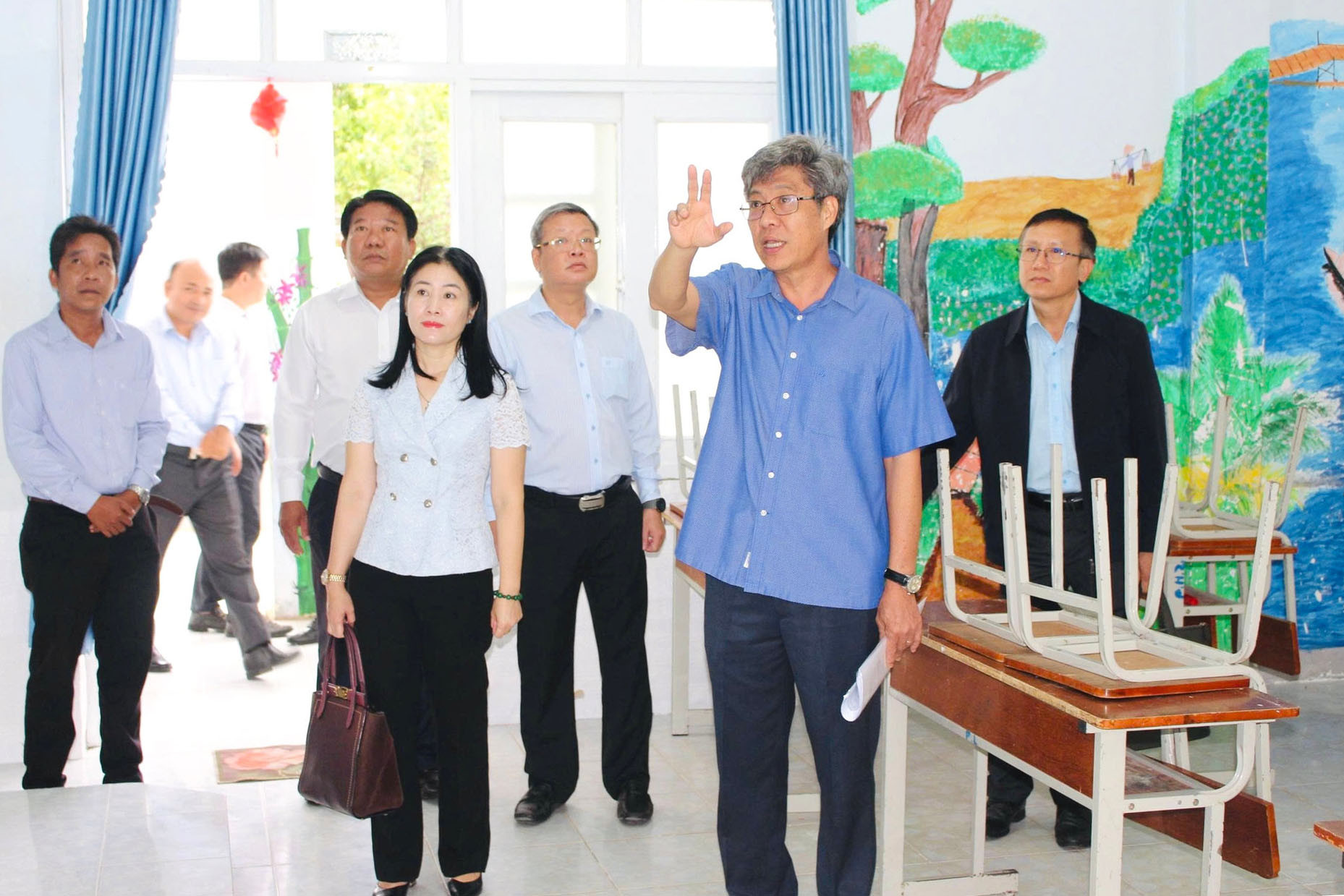 Rà soát từng điều kiện, sẵn sàng cho năm học mới tại Hòa Thắng, Phan Rí Cửa