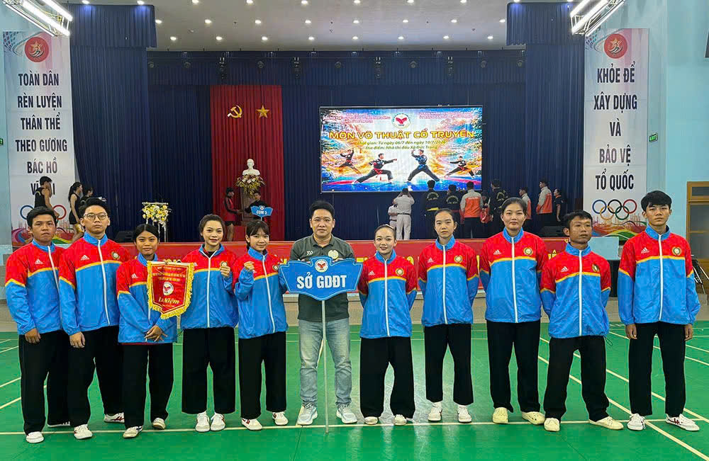 Sở Giáo dục và Đào tạo Lâm Đồng dẫn đầu môn Võ cổ truyền tại Đại hội Thể dục thể thao tỉnh năm 2026