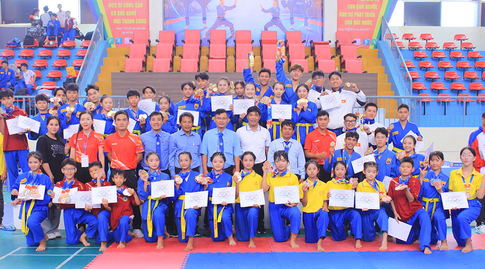 Ngành Giáo dục Lâm Đồng giành 35 huy chương môn Vovinam tại Đại hội TDTT tỉnh lần thứ I