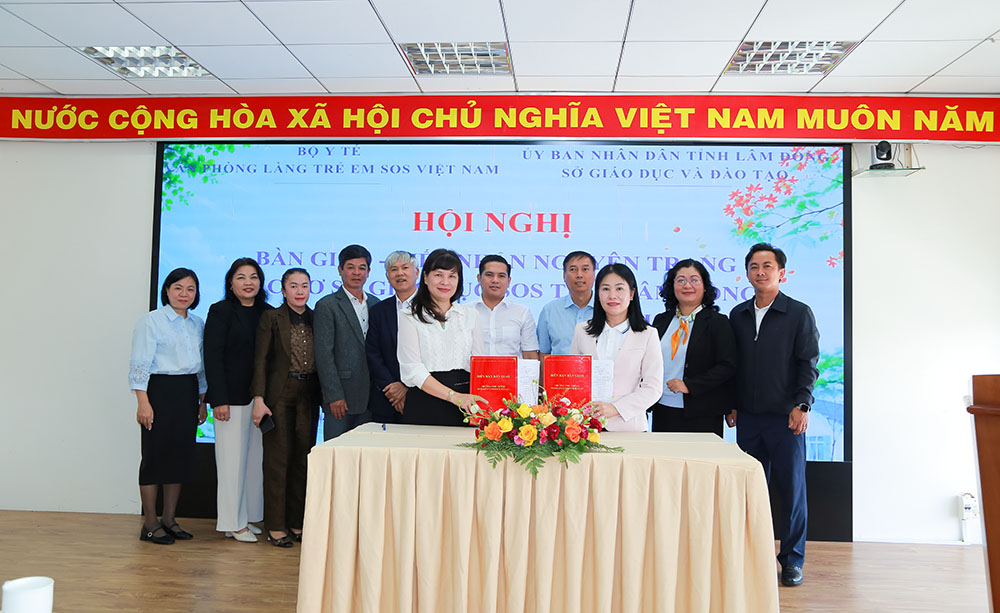 Lâm Đồng: Tiếp nhận nguyên trạng hai cơ sở giáo dục từ Làng trẻ em SOS Việt Nam tại tỉnh Lâm Đồng