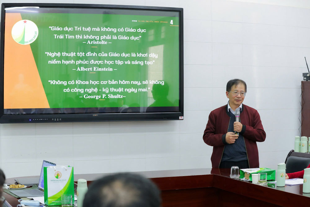 Từ Khoa học cơ bản đến STEAM: Dấu ấn học thuật trong kiến tạo nền tảng giáo dục sáng tạo