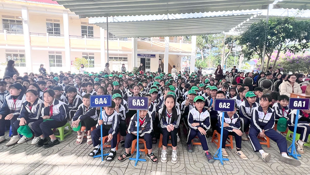 Phường Xuân Trường (Đà Lạt) tổ chức phiên tòa giả định tuyên truyền pháp luật