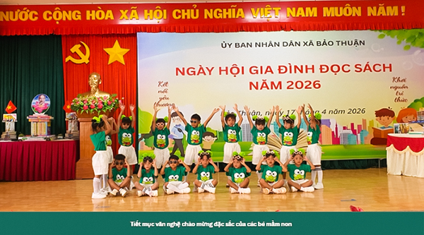 Bảo Thuận lan tỏa văn hóa đọc từ “Ngày hội gia đình đọc sách” năm 2026