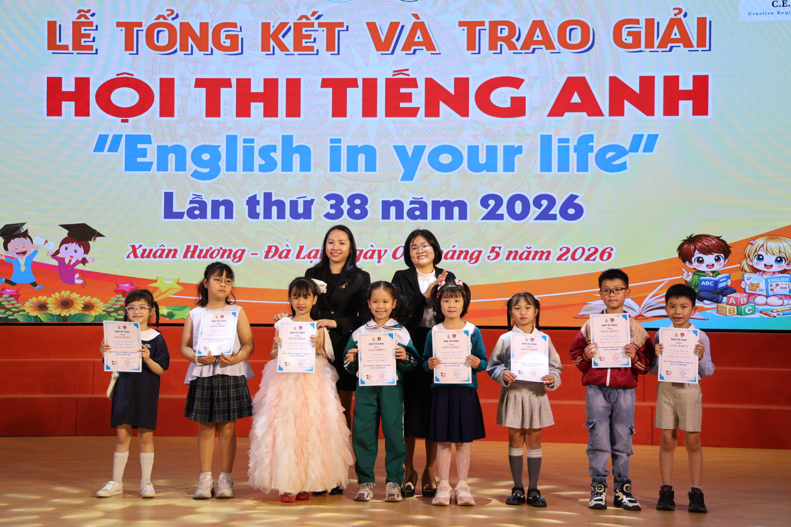 Bế mạc hội thi Anh văn “English in your life” lần thứ 38 năm 2026