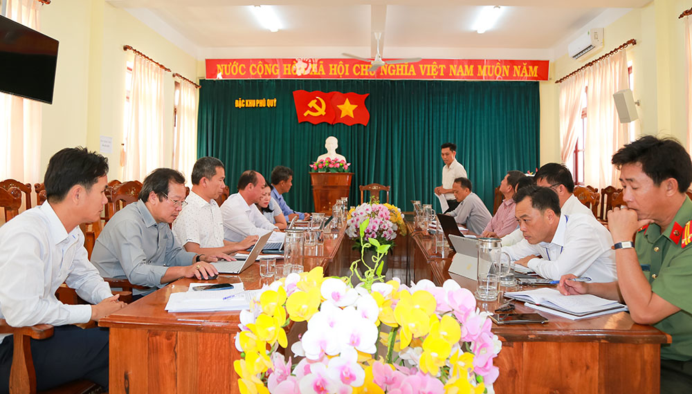 Sở Giáo dục và Đào tạo làm việc với đặc khu Phú Quý