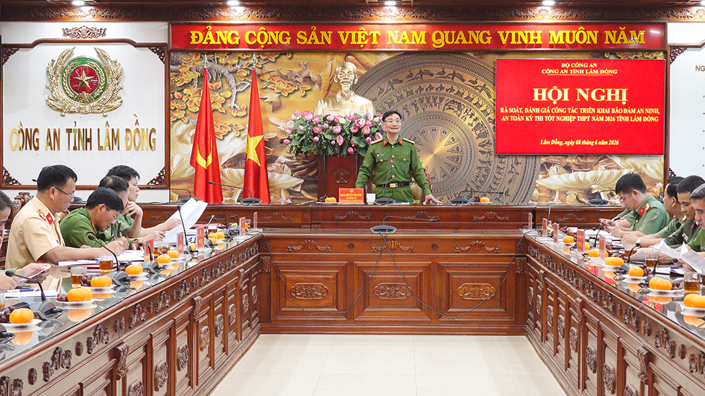 Công an tỉnh Lâm Đồng: Quyết liệt ngăn chặn các hành vi gian lận bằng công nghệ cao trong Kỳ thi tốt nghiệp THPT 2026
