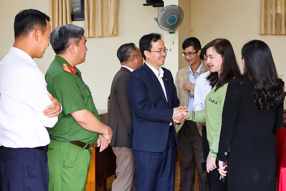 Lãnh đạo phường Xuân Hương - Đà Lạt kiểm tra công tác chuẩn bị Kỳ thi tốt nghiệp THPT năm 2026