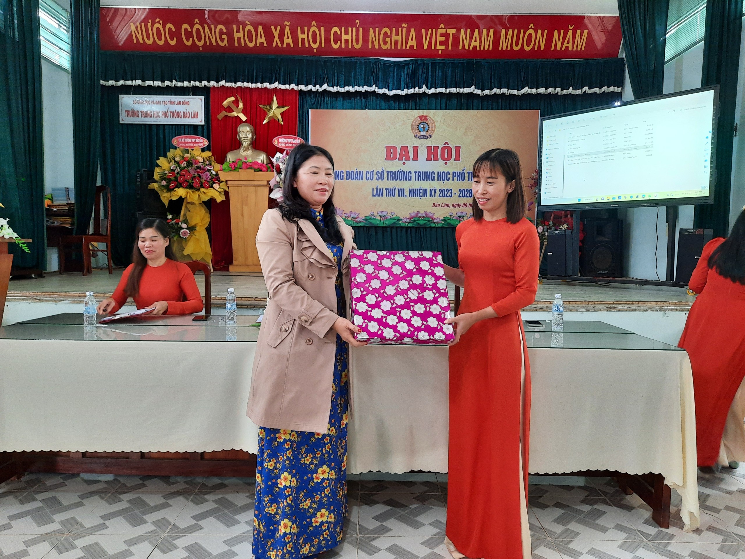 ĐẠI HỘI  CĐCS TRƯỜNG THPT BẢO LÂM NHIỆM KỲ 2023-2028