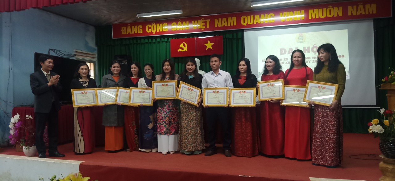 ĐẠI HỘI CÔNG ĐOÀN CƠ SỞ TRƯỜNG THPT ĐỨC TRỌNG  NHIỆM KÌ 2023 - 2028