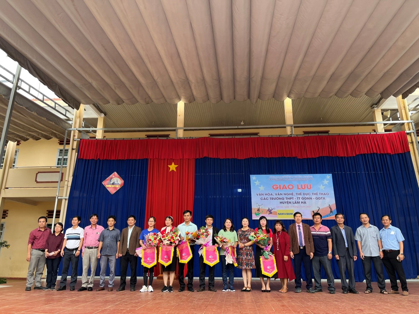 CHƯƠNG TRÌNH GIAO LƯU VĂN HÓA, VĂN NGHỆ, THỂ DỤC THỂ THAO CÁC TRƯỜNG THPT TT GDNN-GDTX TRÊN ĐỊA BÀN HUYỆN LÂM HÀ NĂM 2022