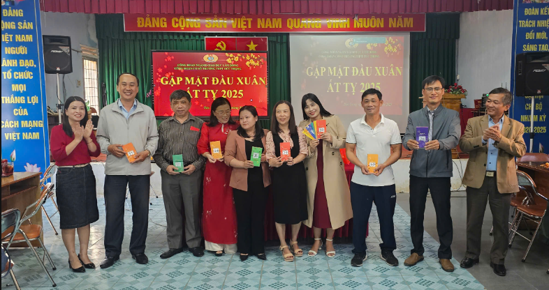 CĐCS TRƯỜNG THPT ĐỨC TRỌNG TỔ CHỨC GẶP MẶT ĐẦU NĂM - XUÂN ẤT TỴ 2025