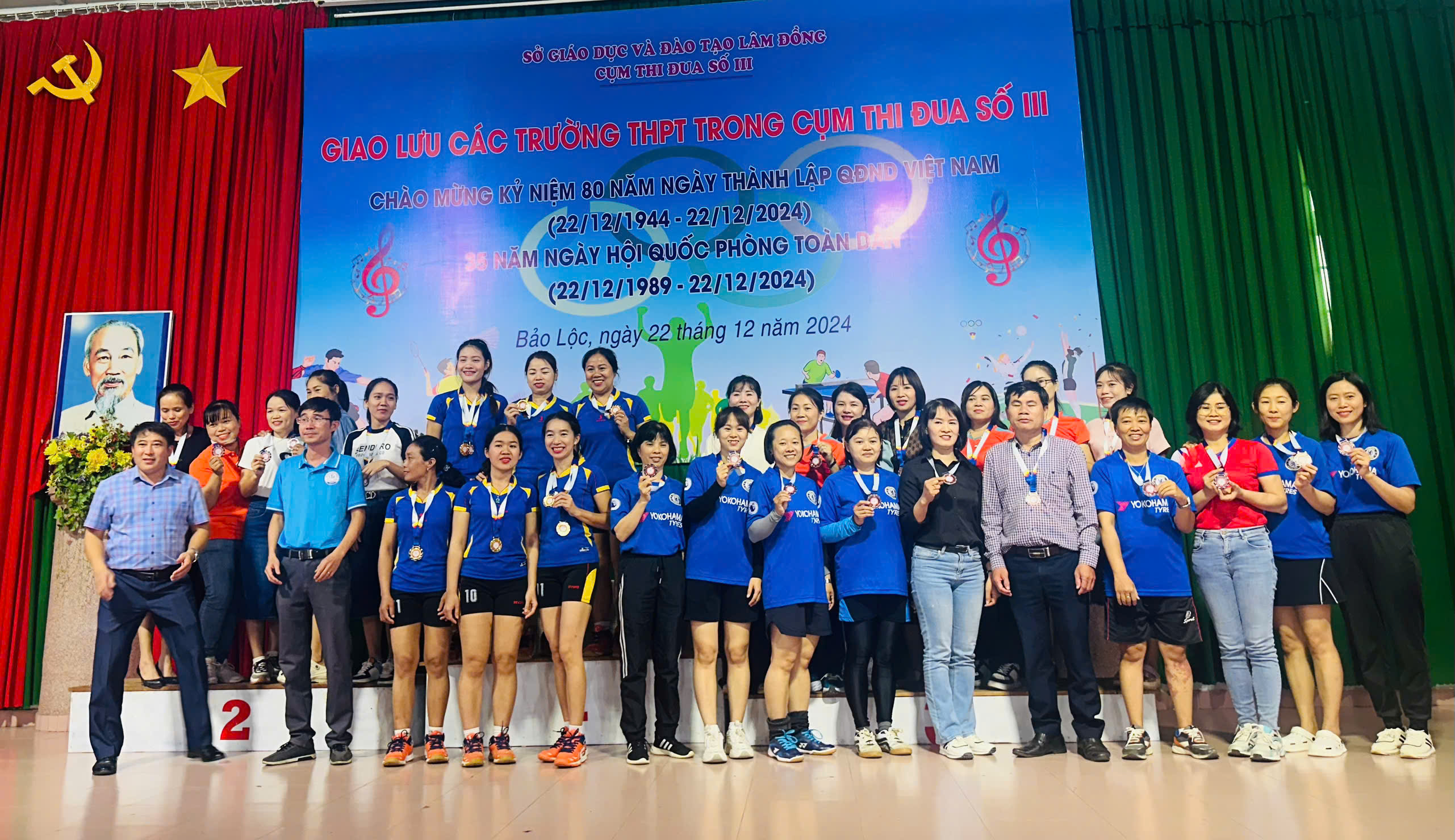 TRƯỜNG THPT LƯƠNG THẾ VINH THAM GIA GIAO LƯU THỂ THAO CỤM THI ĐUA SỐ 3 – CHÀO MỪNG KỶ NIỆM 80 NĂM NGÀY THÀNH LẬP QUÂN ĐỘI NHÂN DÂN VIỆT NAM VÀ 35 NĂM NGÀY QUỐC PHÒNG TOÀN DÂN