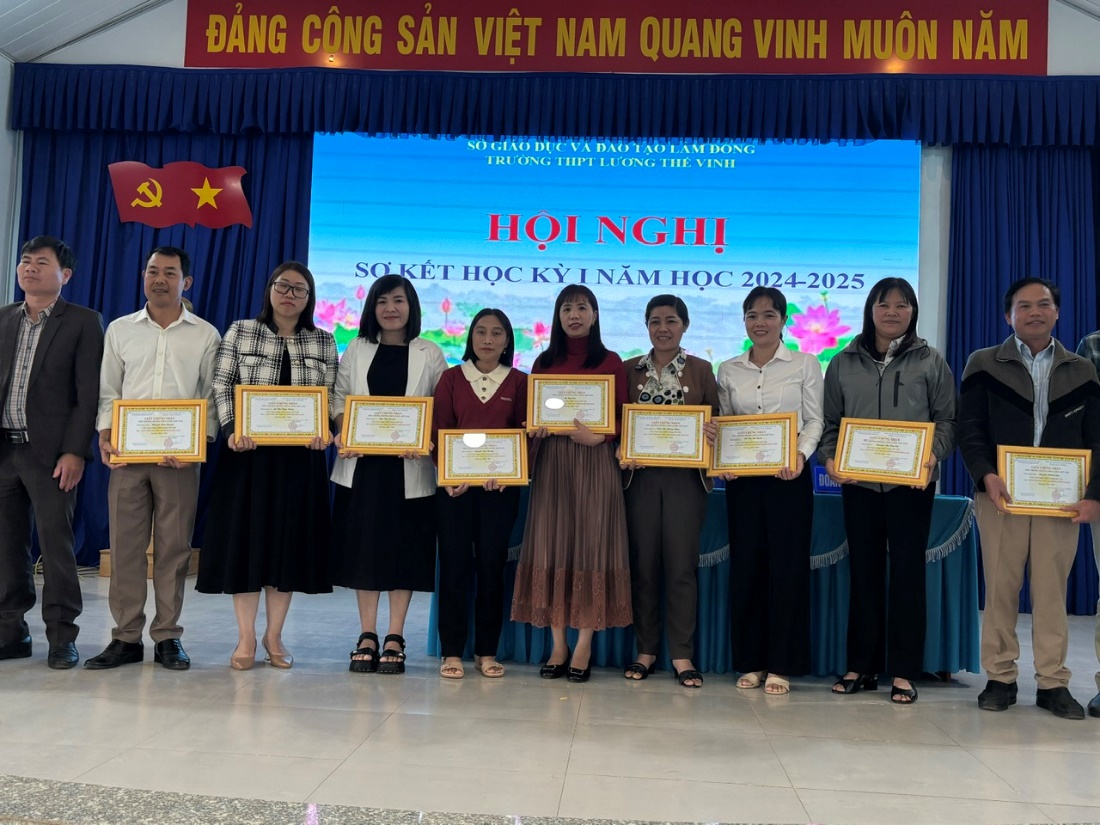 CĐCS TRƯỜNG THPT LƯƠNG THẾ VINH PHỐI HỢP VỚI CHÍNH QUYỀN TỔ CHỨC HỘI NGHỊ SƠ KẾT HKI VÀ ĐỐI THOẠI HIỆU TRƯỞNG LẦN 1 NĂM HỌC 2024 – 2025