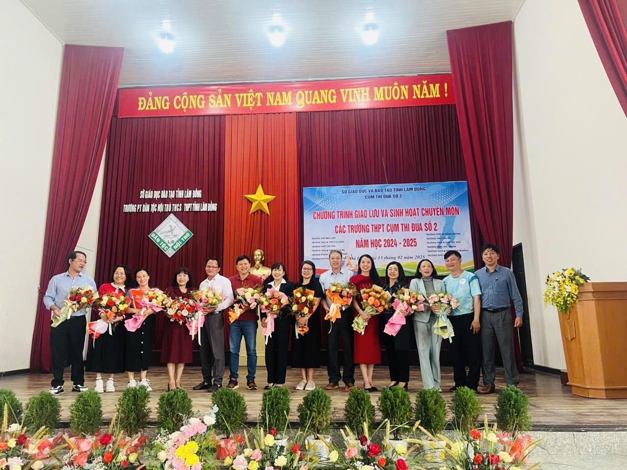 CHƯƠNG TRÌNH GIAO LƯU CỤM THI ĐUA SỐ 02 TẠI TRƯỜNG PT DÂN TỘC NỘI TRÚ THCS & THPT TỈNH LÂM ĐỒNG 