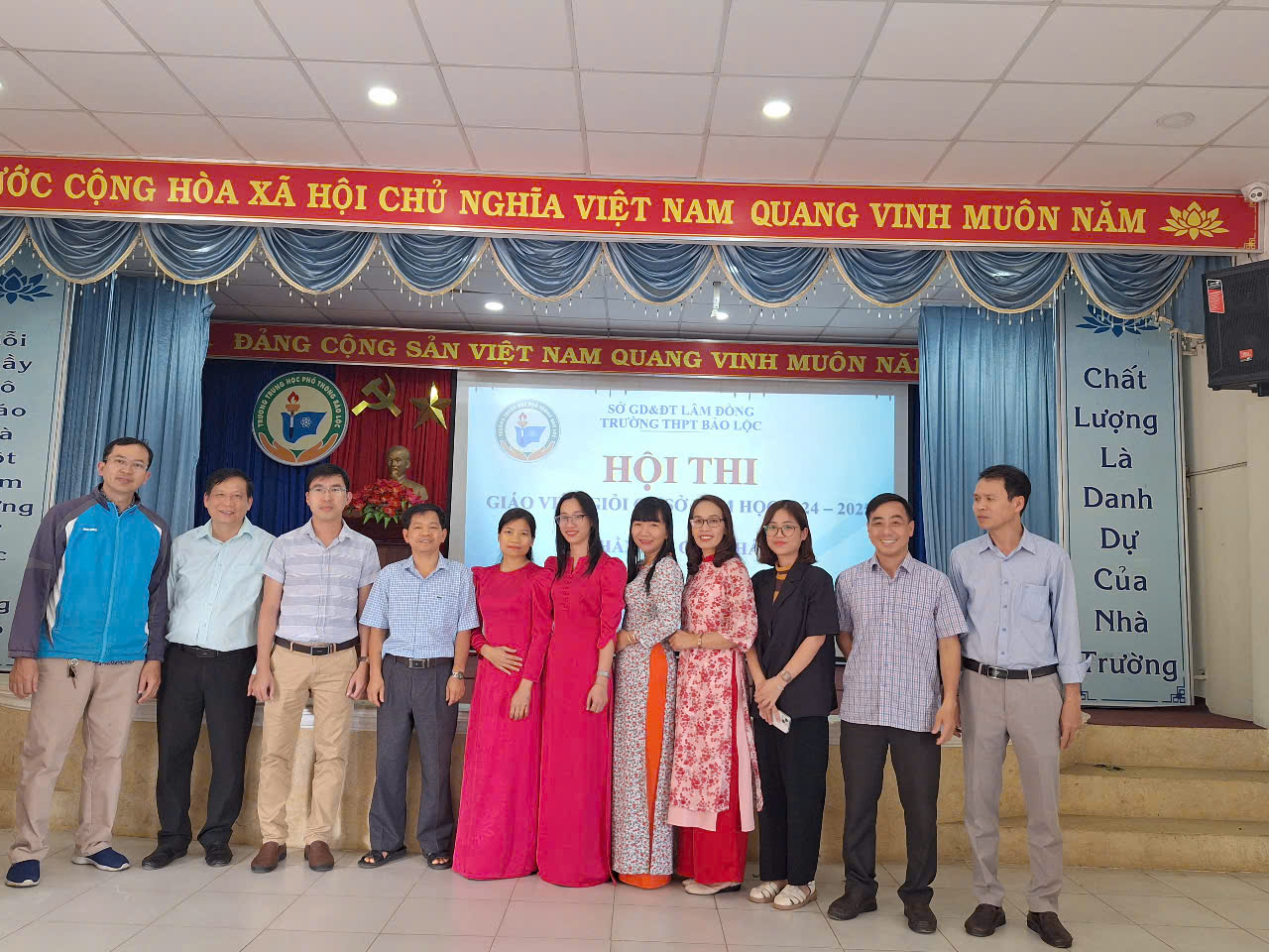 TRƯỜNG THPT BẢO LỘC TỔ CHỨC HỘI THI GIÁO VIÊN DẠY GIỎI CẤP TRƯỜNG NĂM 2024-2025