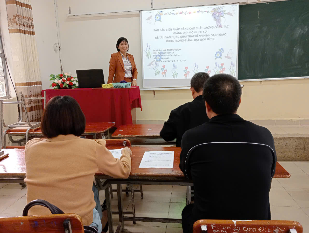 CĐCS PHỐI HỢP NHÀ TRƯỜNG TỔ CHỨC THÀNH CÔNG  HỘI THI GIÁO VIÊN DẠY GIỎI CẤP TRƯỜNG NĂM HỌC 2024 – 2025