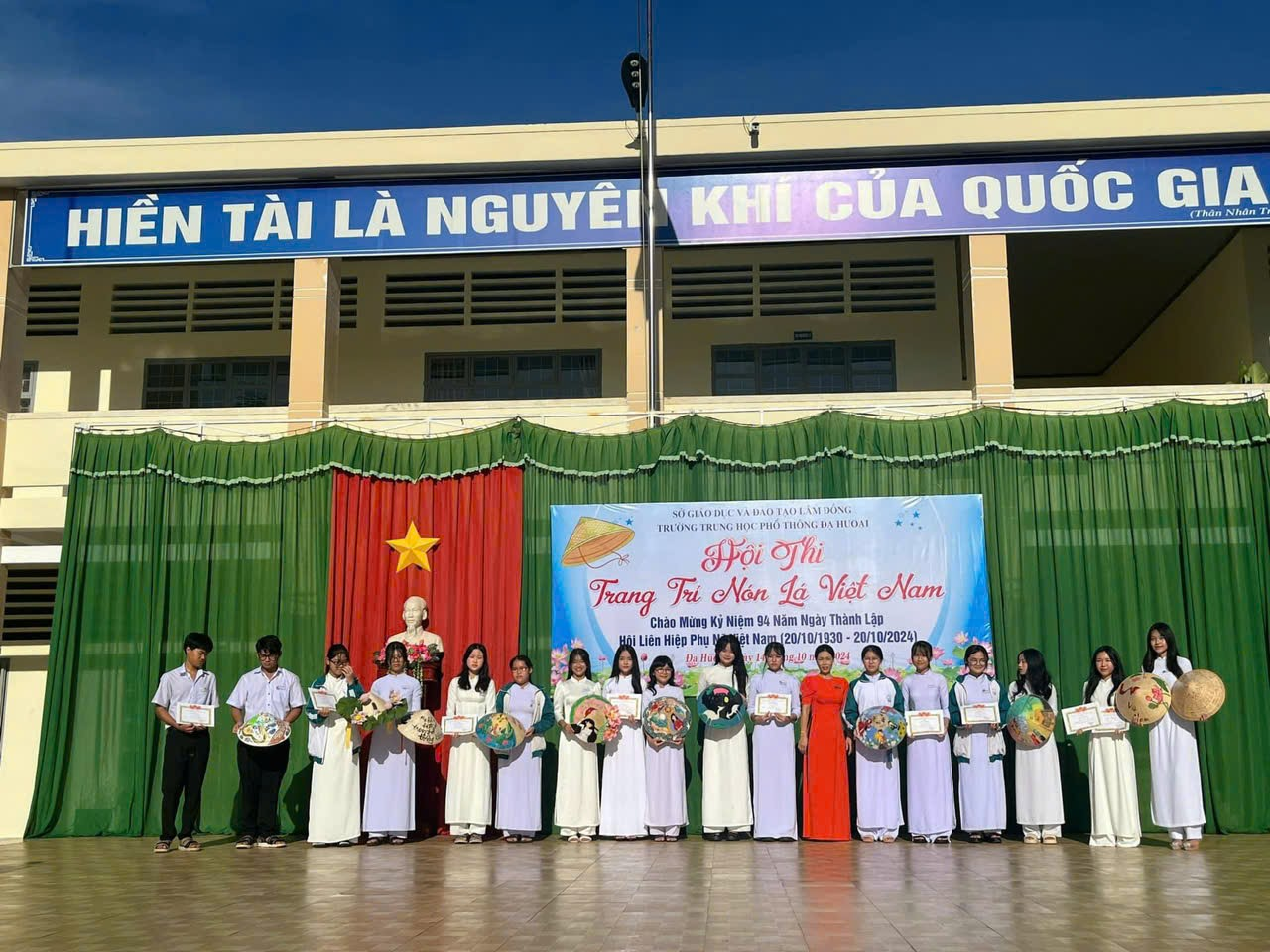 CĐCS TRƯỜNG THPT ĐẠ HUOAI TỔ CHỨC KỶ NIỆM 94 NĂM NGÀY THÀNH LẬP HỘI LIÊN HIỆP PHỤ NỮ VIỆT NAM