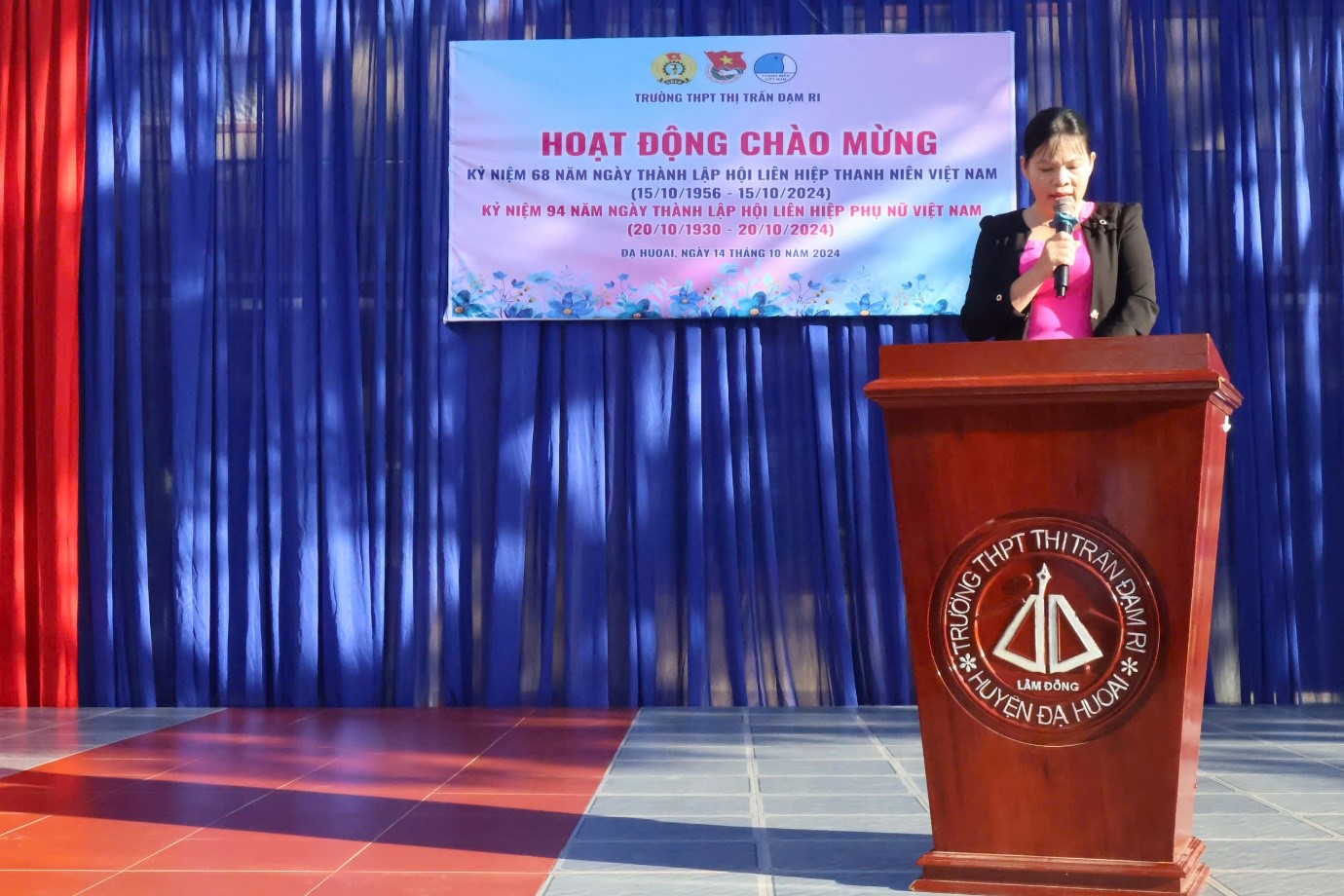 CĐCS TRƯỜNG THPT THỊ TRẤN ĐẠM RI TỔ CHỨC   CÁC HOẠT ĐỘNG CHÀO MỪNG NGÀY THÀNH LẬP HỘI LIÊN HIỆP PHỤ NỮ VIỆT NAM 20/10