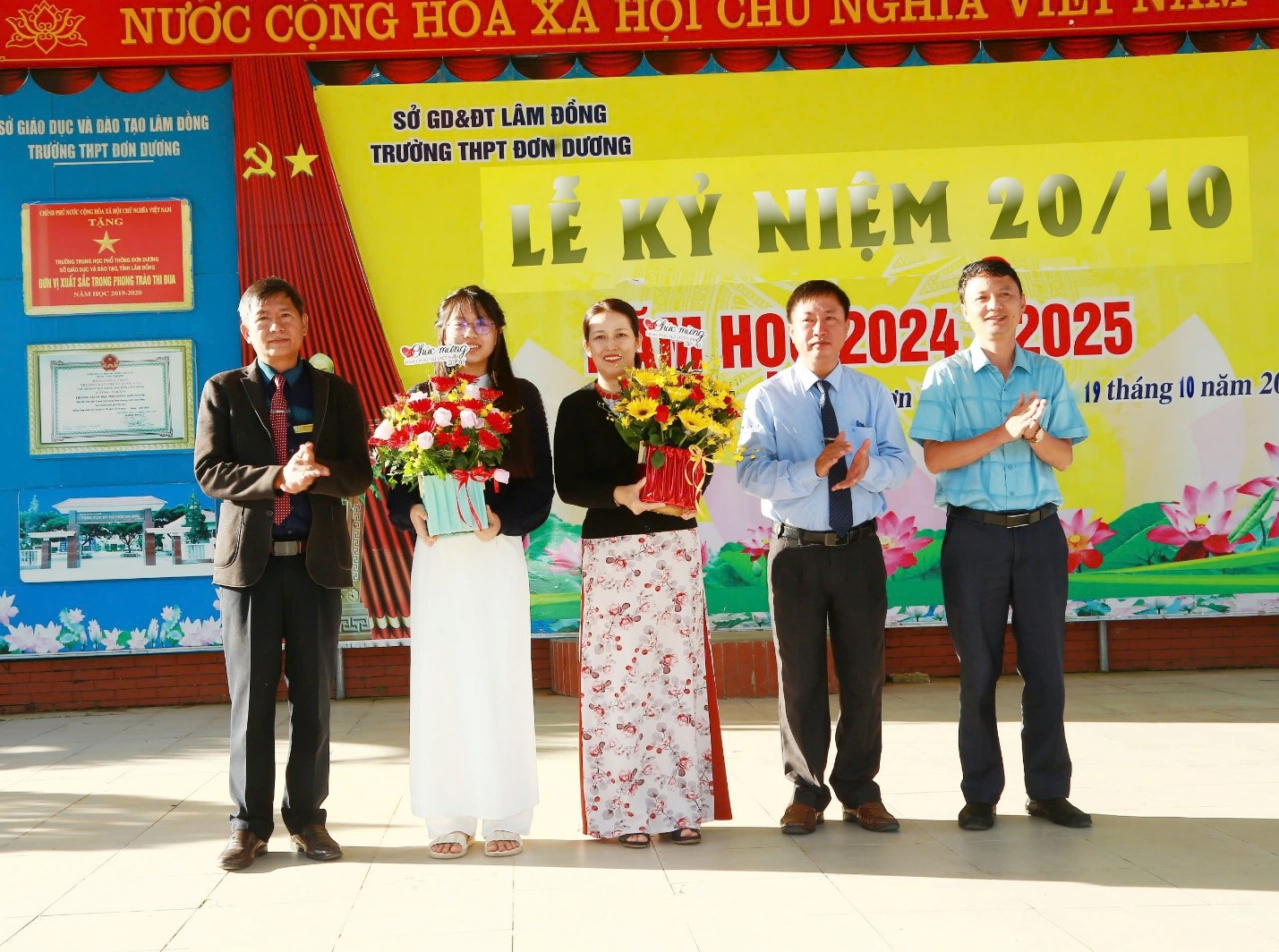 Công đoàn trường THPT Đơn Dương tổ chức kỷ niệm 94 năm Ngày thành lập Hội Liên hiệp Phụ nữ Việt Nam