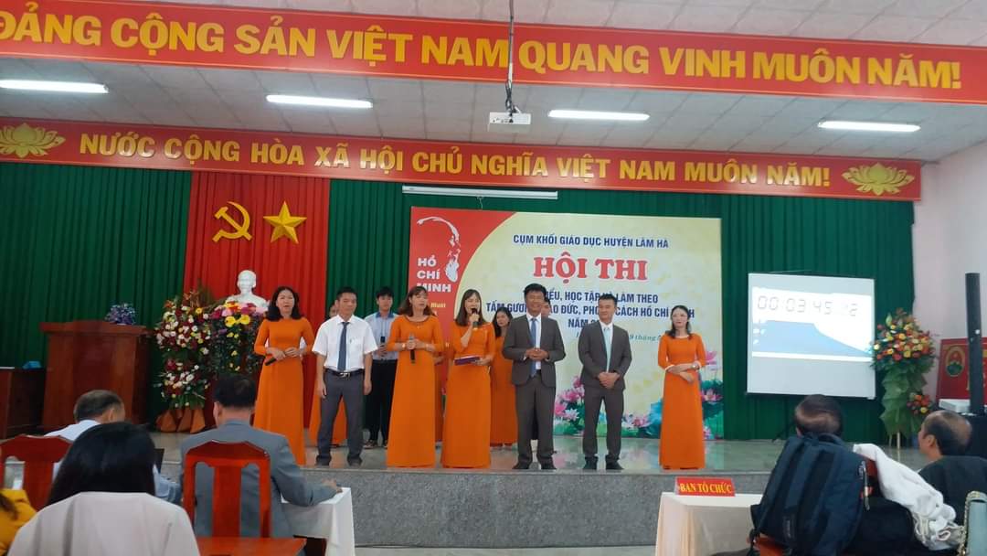 HỘI THI TÌM HIỂU, HỌC TẬP VÀ LÀM THEO TƯ TƯỞNG, ĐẠO ĐỨC, PHONG CÁCH HỒ CHÍ MINH CỦA HUYỆN LÂM HÀ NĂM 2023  - CỤM GIÁO DỤC-