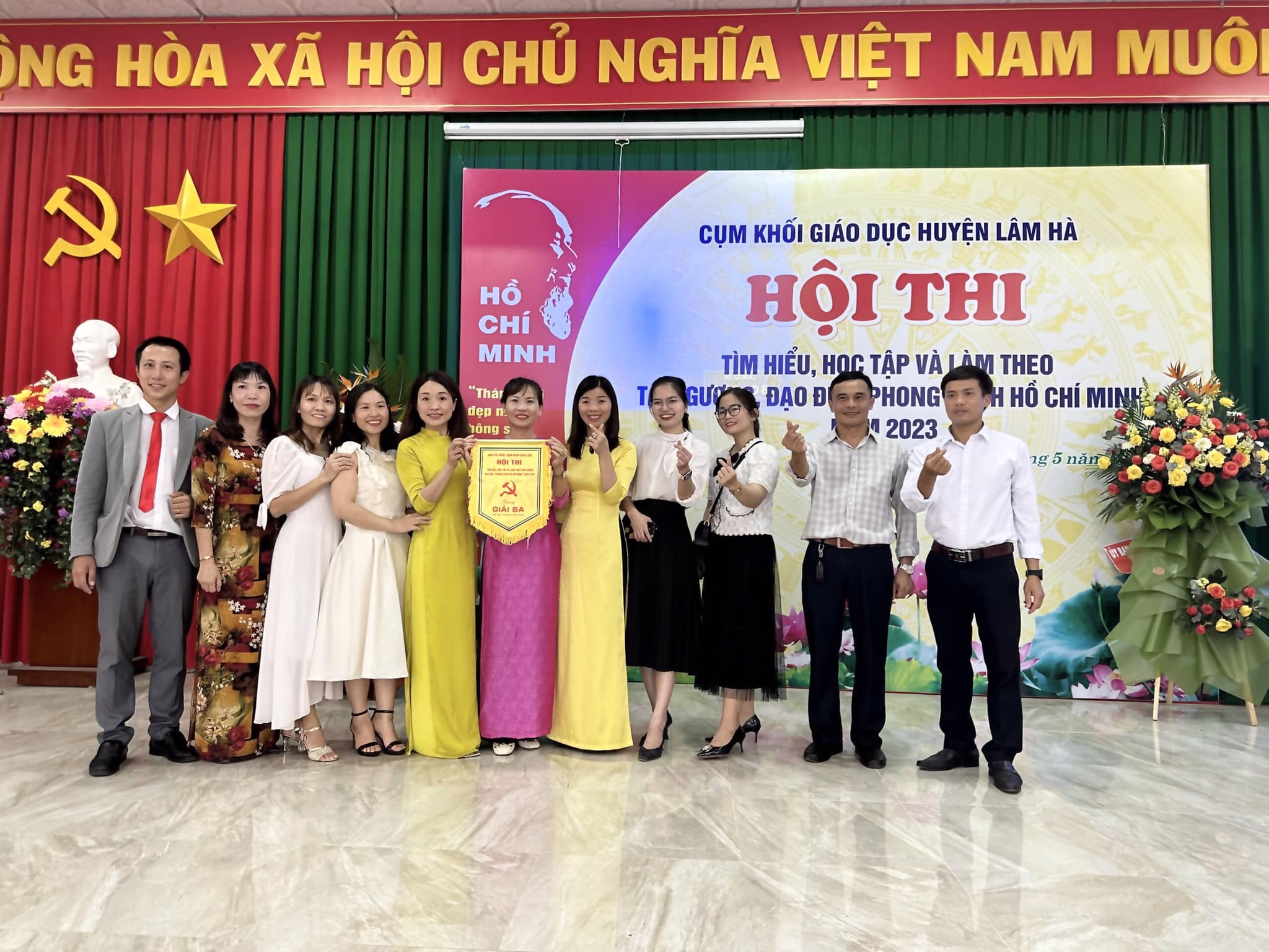 CĐCS Trường THPT Tân Hà tham gia cuộc thi tìm hiểu, học tập và làm theo tư tưởng, đạo đức, phong cách Hồ Chí Minh năm 2023