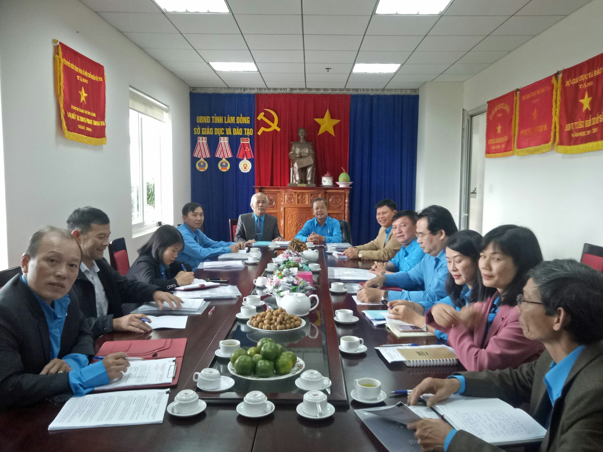 Liên đoàn Lao động tỉnh làm việc với cụm thi đua số 3 về tình hình, kiểm tra tiến độ thực hiện chỉ tiêu, nhiệm vụ 9 tháng đầu năm 2020