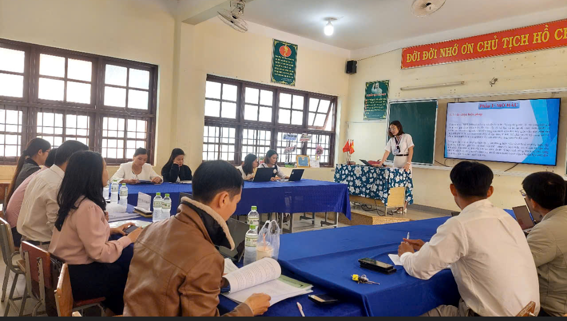 HỘI THI GIÁO VIÊN DẠY GIỎI CẤP TRƯỜNG