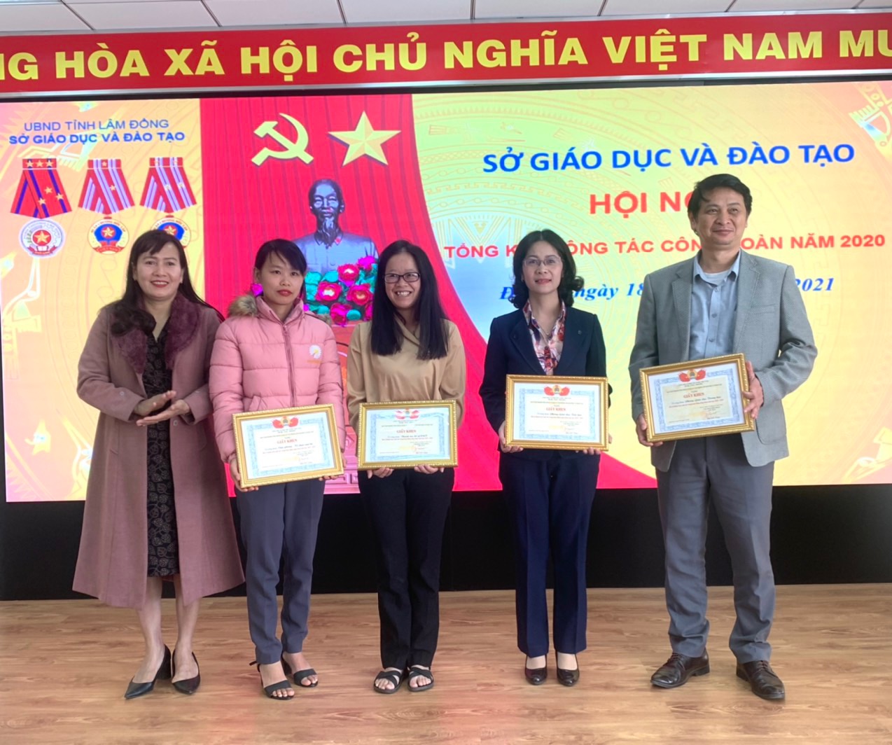 Sở Giáo dục và Đào tạo tổ chức Hội nghị Tổng kết công tác Công đoàn năm 2020 và phương hướng hoạt động năm 2021