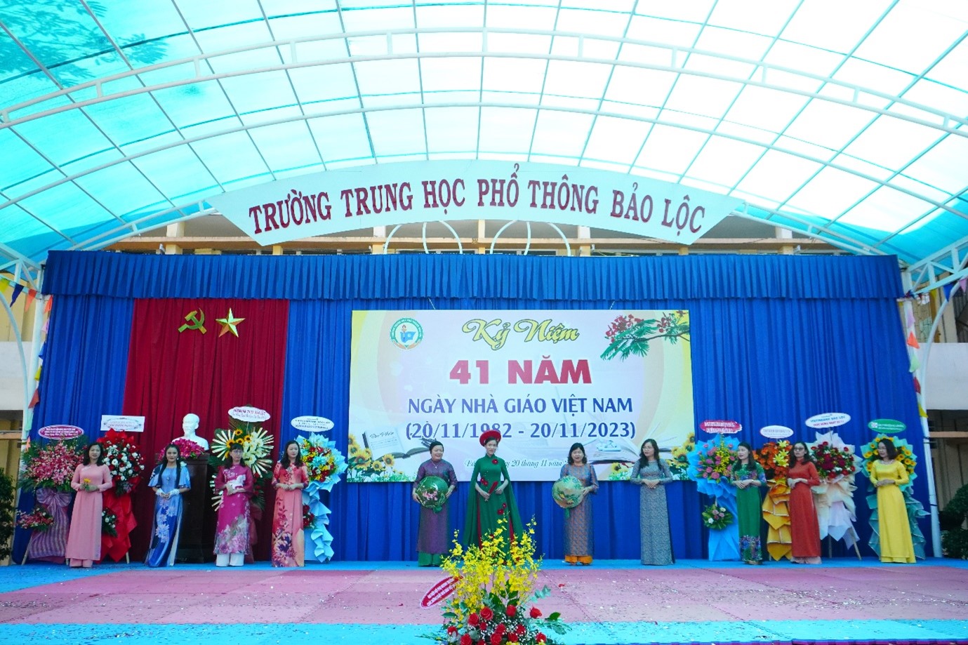 TRƯỜNG THPT BẢO LỘC TRI ÂN “NGƯỜI LÁI ĐÒ THẦM LẶNG” QUA CHUỖI HOẠT ĐỘNG Ý NGHĨA