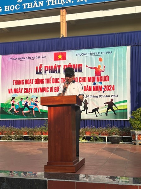 CÔNG ĐOÀN VIÊN TRƯỜNG THPT LÊ THỊ PHA NHIỆT TÌNH HƯỞNG ỨNG THÁNG HOẠT ĐỘNG THỂ DỤC THỂ THAO CHO MỌI NGƯỜI VÀ NGÀY CHẠY OLYMPIC VÌ SỨC KHỎE TOÀN DÂN NĂM 2024