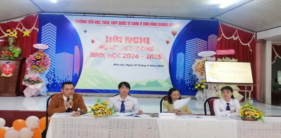 HỘI NGHỊ NGƯỜI LAO ĐỘNG NĂM HỌC 2024 – 2025 CỦA TRƯỜNG TH, THCS, THPT QUỐC TẾ CHÂU Á THÁI BÌNH DƯƠNG BẢO LỘC