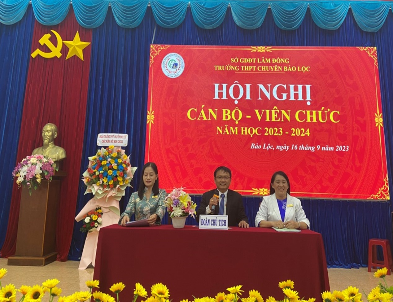 HỘI NGHỊ CÁN BỘ, VIÊN CHỨC TRƯỜNG THPT CHUYÊN BẢO LỘC NĂM HỌC 2023 – 2024